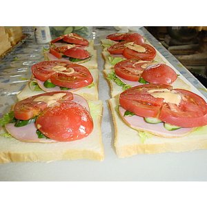 画像: 野菜サンド