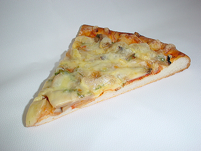 画像1: きのこピザ